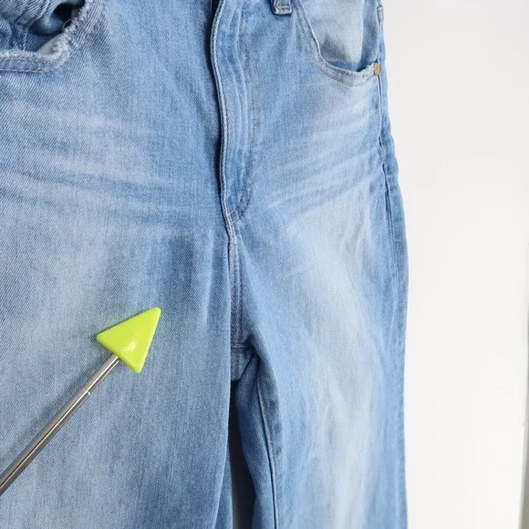 AG Adriano Goldschmied Light Blue Flare Jeans - Picture 5 of 13